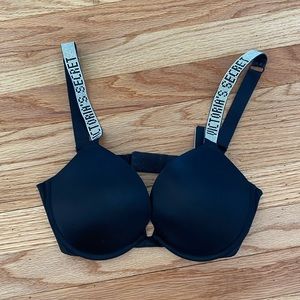 VS shine strap pushup bra